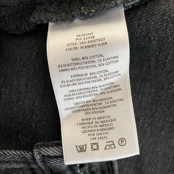 Re/Done black jeans - Picture 8 of 10